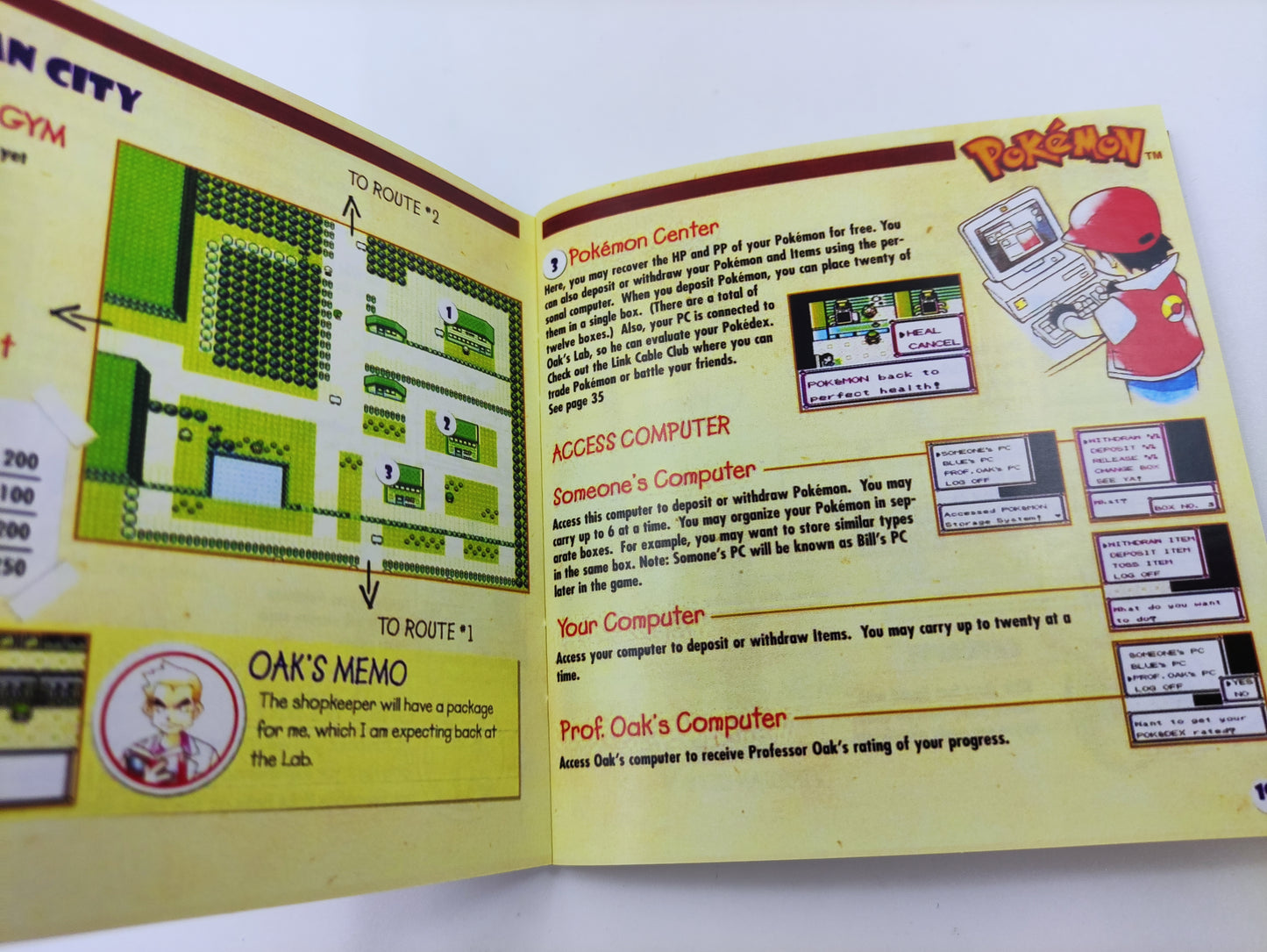 Pokemon Red - Replacement Box, Manual, Tray - NTSC, PAL or Australian Pal region - Game Boy/ GB - thick cardboard. Top Quality !!