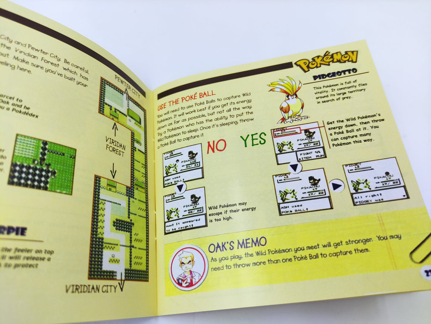 Pokemon Yellow - Box Replacement, Manual, Inner Tray - NTSC, PAL or Australian Pal - Game Boy/ GB - thick cardboard. Top Quality !!