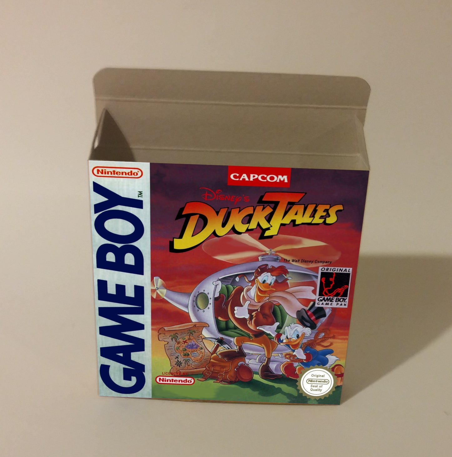 Duck Tales - box with inner tray option - Game Boy/ GB - PAL or NTSC - thick cardboard. Top Quality !!