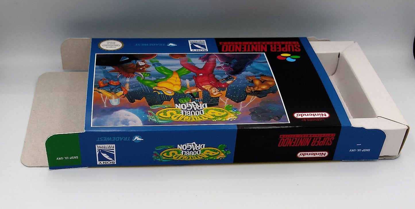 Battletoads Double Dragon The Ultimate Team - NTSC or PAL - box with inner tray option - SNES - thick cardboard as in the original.