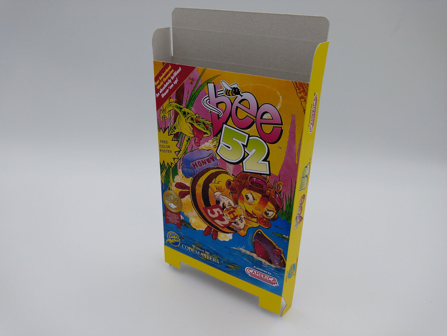 Bee 52 - Box only - NES - thick cardboard as in the original. Top Quality !