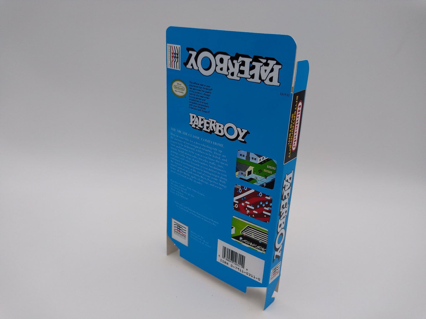 Paperboy - Box only - NES - NTSC or PAL - thick cardboard as in the original. Top Quality !