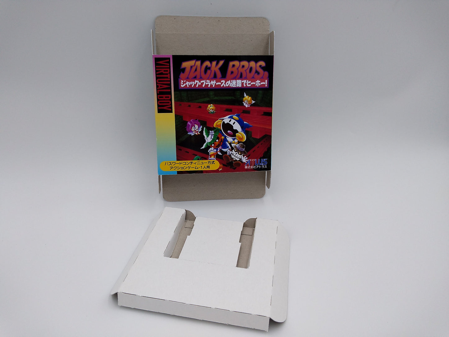 Jack Bros - Virtual Boy box with insert option - thick cardboard. Top Quality !!