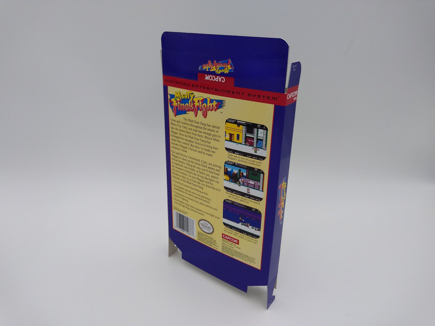 Mighty Final Fight - box replacement only - thick cardboard as in the original. Top Quality !!
