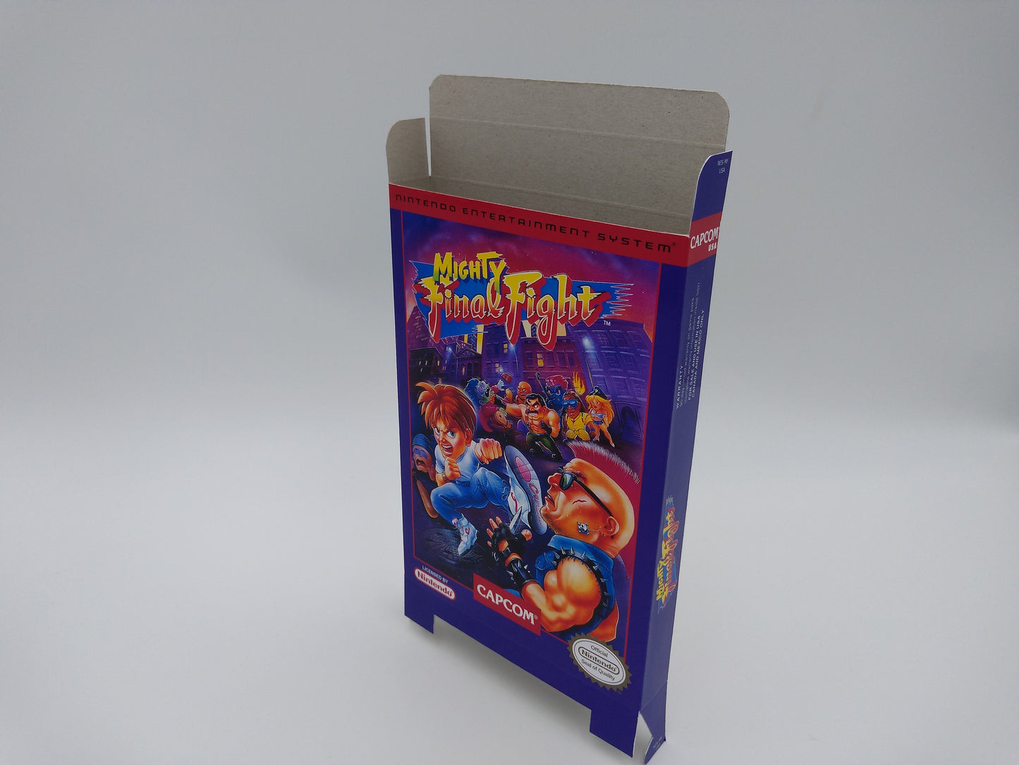 Mighty Final Fight - box replacement only - thick cardboard as in the original. Top Quality !!