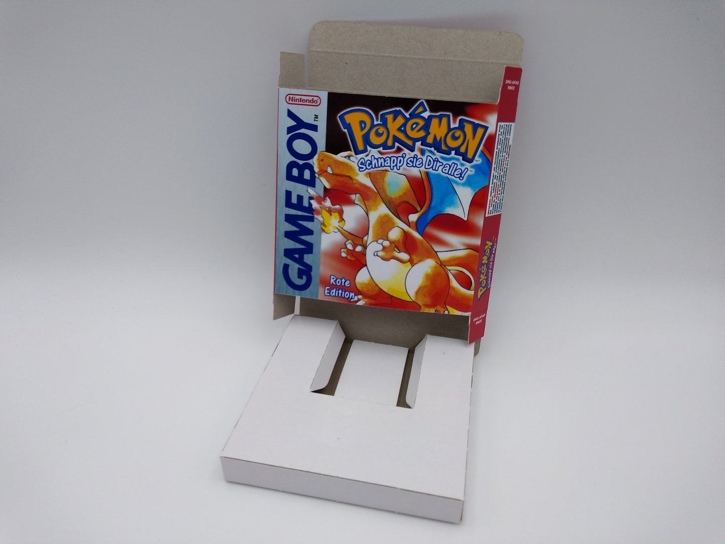 Pokemon Red - Replacement Box, Manual, Tray - NTSC, PAL or Australian Pal region - Game Boy/ GB - thick cardboard. Top Quality !!