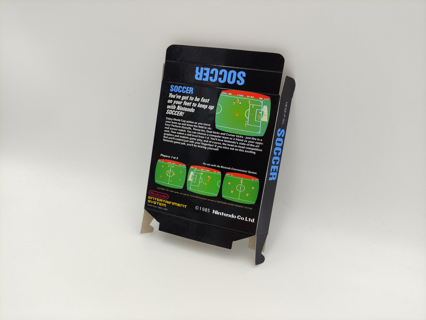 Soccer - Small Box only - NES - thick cardboard as in the original. Top Quality !