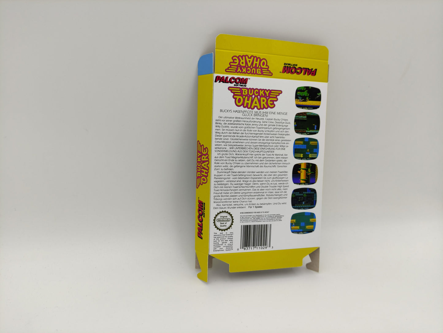 Bucky O'Hare - box replacement only - NES - NTSC or PAL - thick cardboard as in the original. Top Quality !!