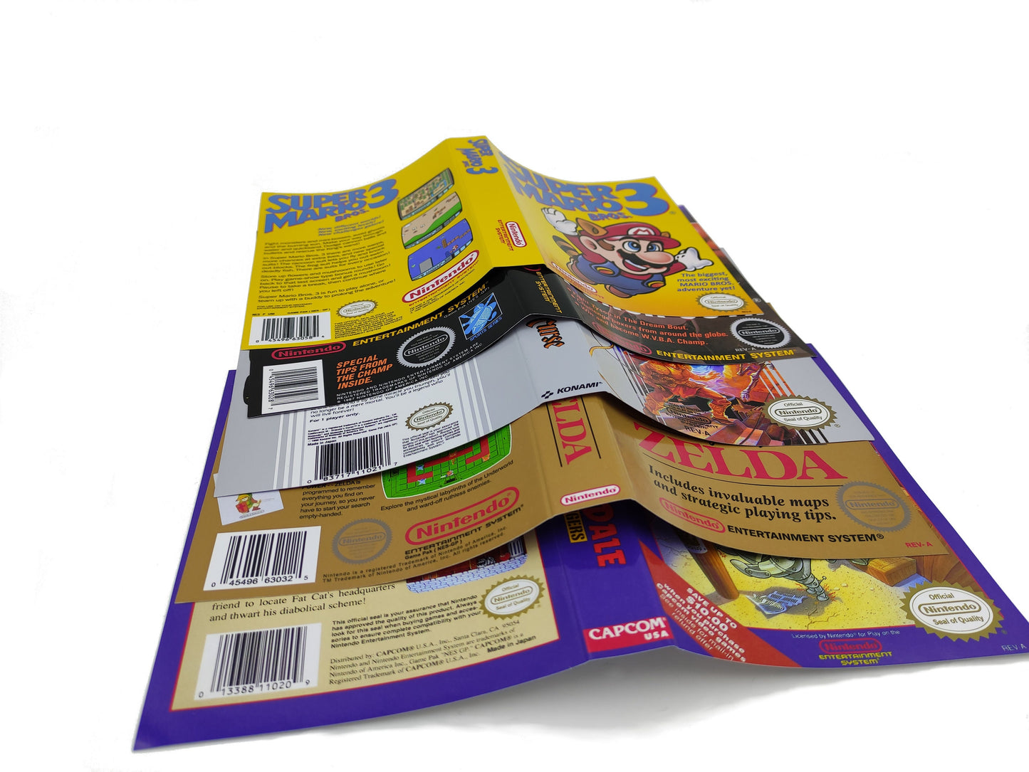 NES COVERS x 5, Game Case, Cover only for NES games. -- Choose any titles and order --