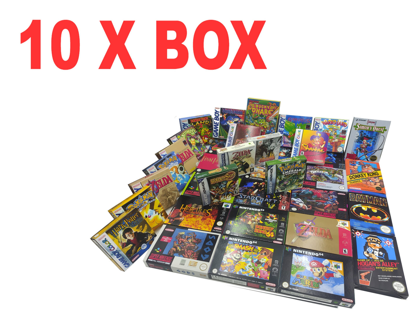 Replacement Box - 10 X BOX, MANUALS, TRAYS, DUST COVERS, BLOCKS - free shipping - select titles from my offer.