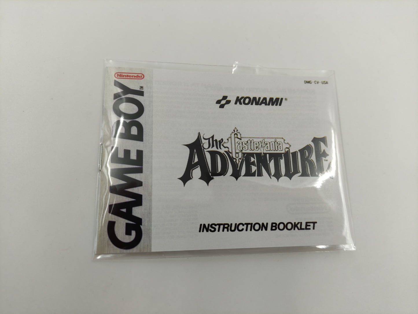 The Castlevania Adventure - Replacement Box, Manual, Inner Tray - PAL or NTSC - Game Boy/ GB - thick cardboard. Top Quality !