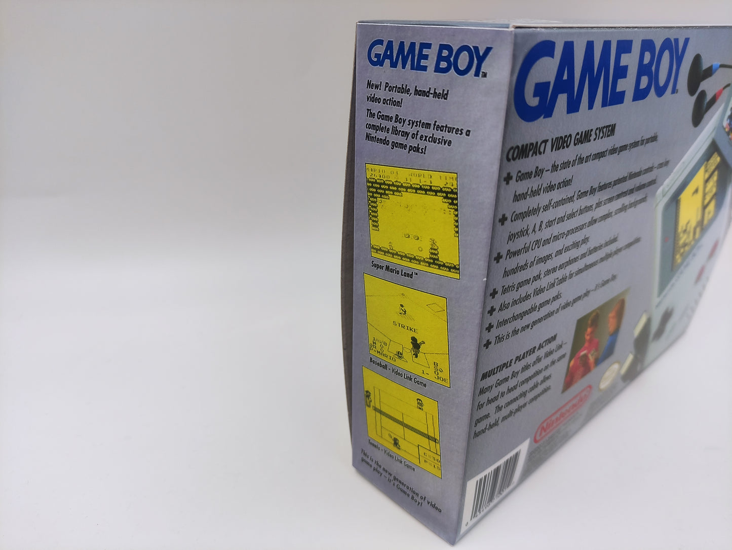 Game Boy Classic - Replacement Console Box - Box only - gray, durable cardboard. HQ!