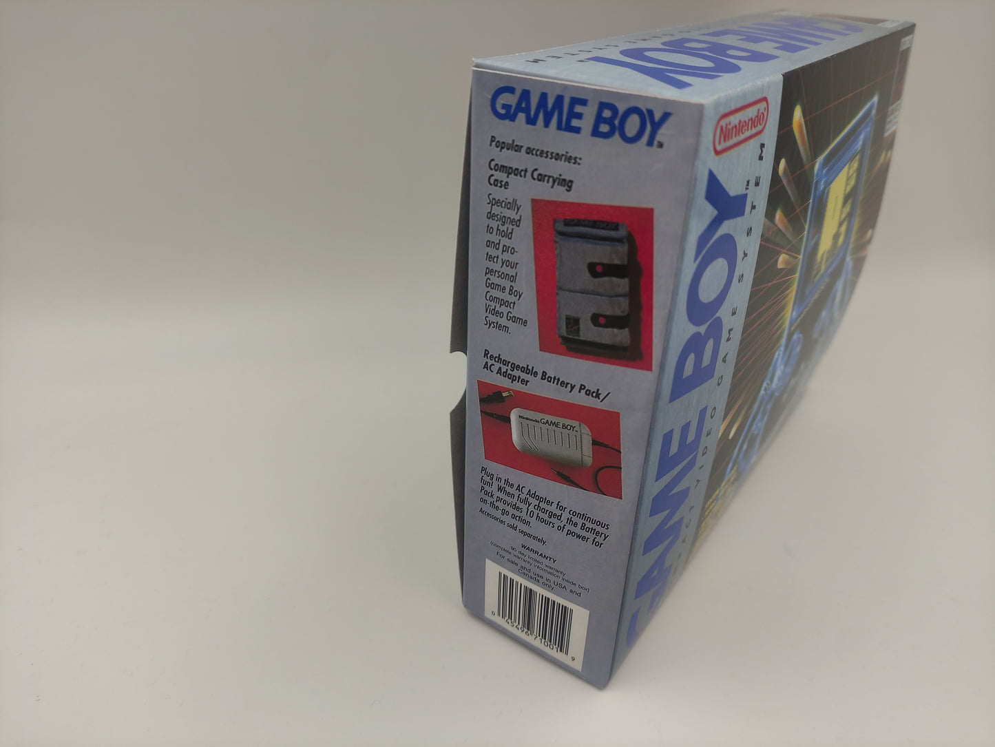 Game Boy Classic - Replacement Console Box - Box only - gray, durable cardboard. HQ!