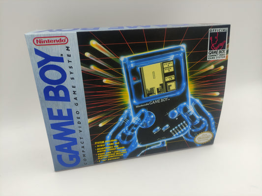 Game Boy Classic - Replacement Console Box - Box only - gray, durable cardboard. HQ!