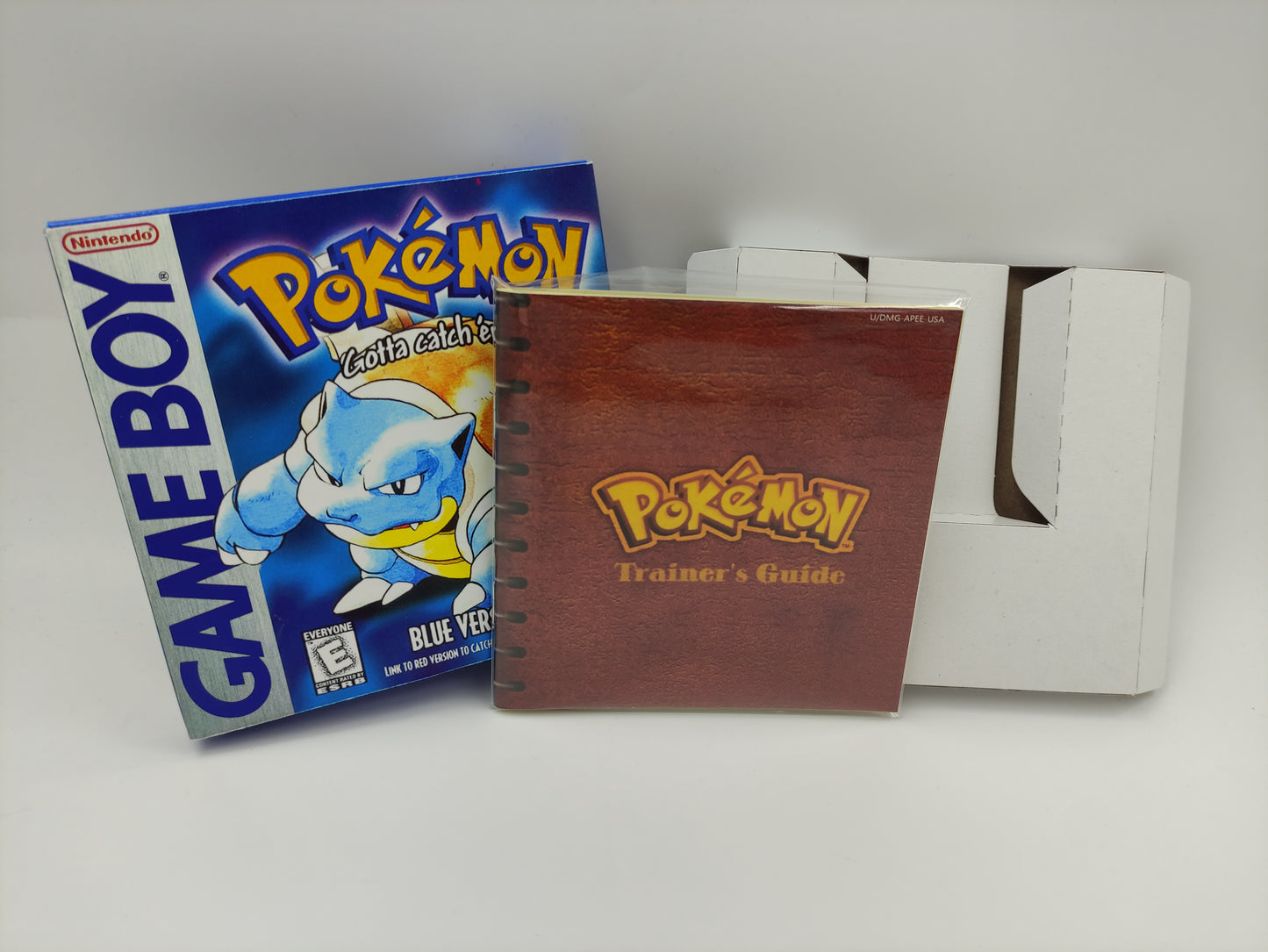 Pokemon Blue - Replacement Box, Manual, Tray - NTSC, PAL or Australian Pal - Game Boy/ GB - thick cardboard. Top Quality !!