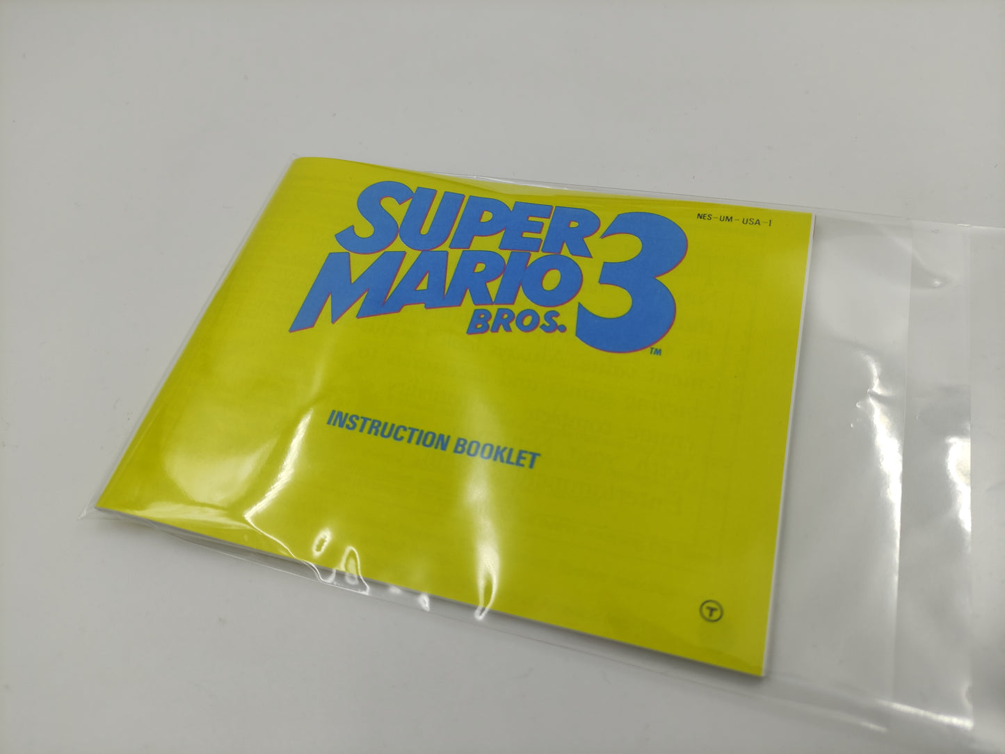 Super Mario Bros 3 - Replacement Box, Manual, Dust Cover, Block - NES - NTSC or PAL - thick cardboard, Top Quality !!