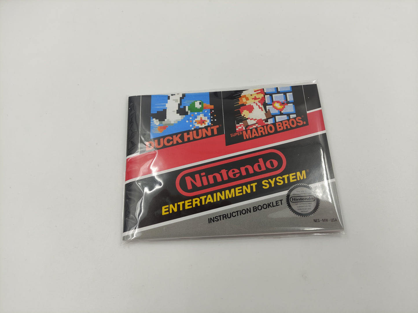 Super Mario Bros./ Duck Hunt. - Replacement Box, Manual, Dust cover, Block - NES - NTSC or PAL - thick cardboard as in the original. Top Quality !