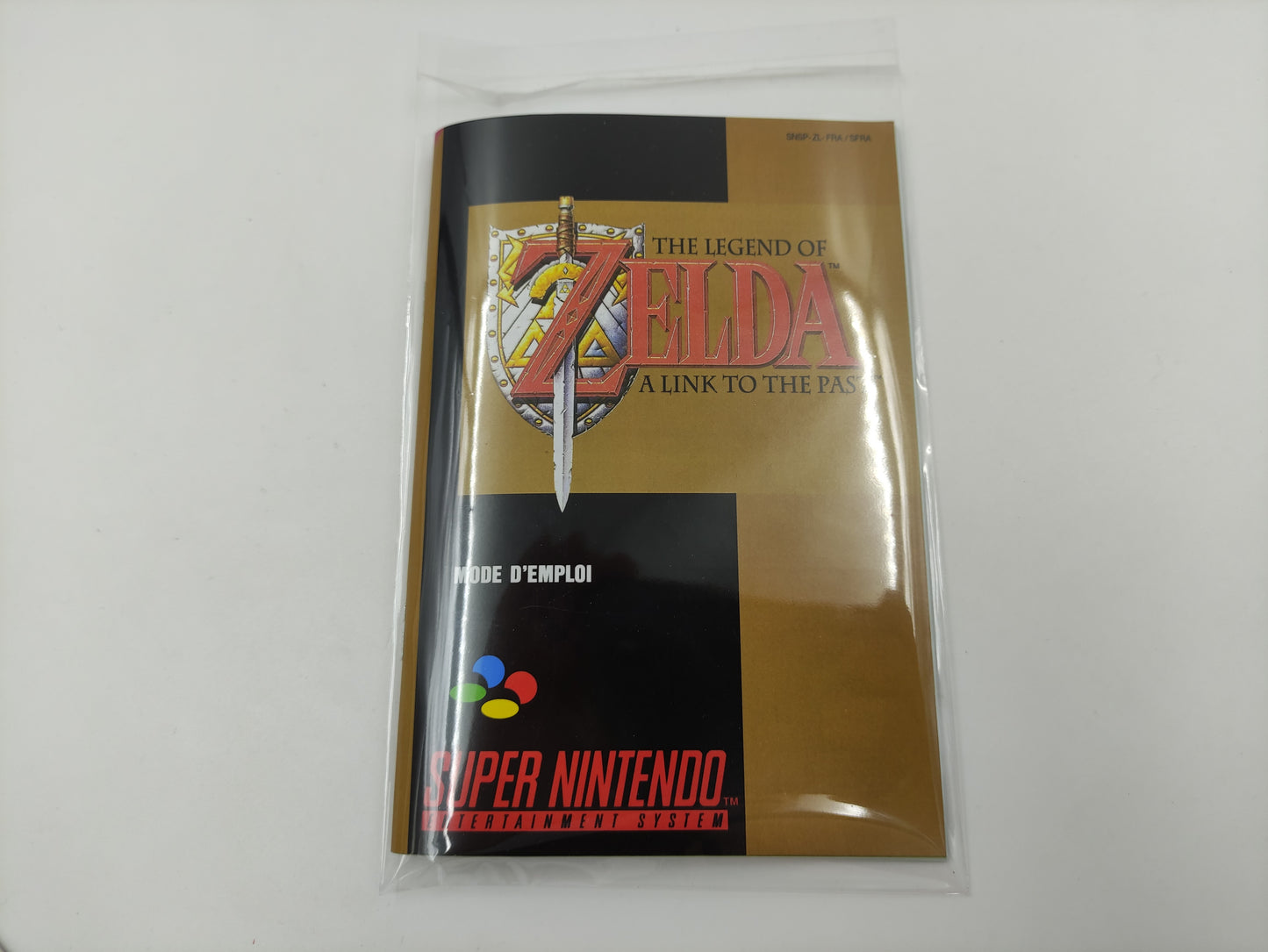 The Legend of Zelda a Link to The Past - Replacement Box, Manual, Inner Tray - PAL, NTSC or Japan Ntsc - SNES - thick cardboard as in the original.