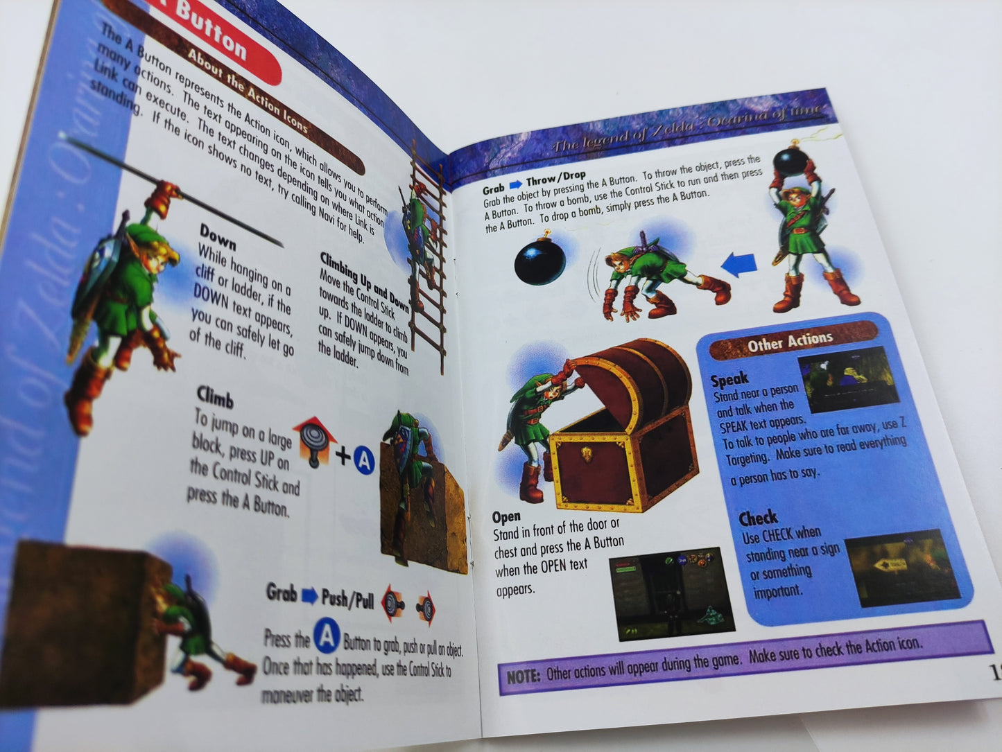 The Legend of Zelda Ocarina of Time - Replacement Box, Manual, Inner Tray - NTSC, PAL or Australian PAL - Nintendo 64 - thick cardboard.