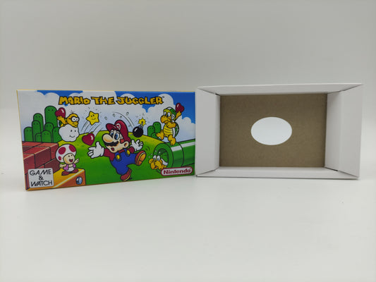 Produkty Game & Watch - Mario the Juggler - Wide Screen - replacement Box and Tray.