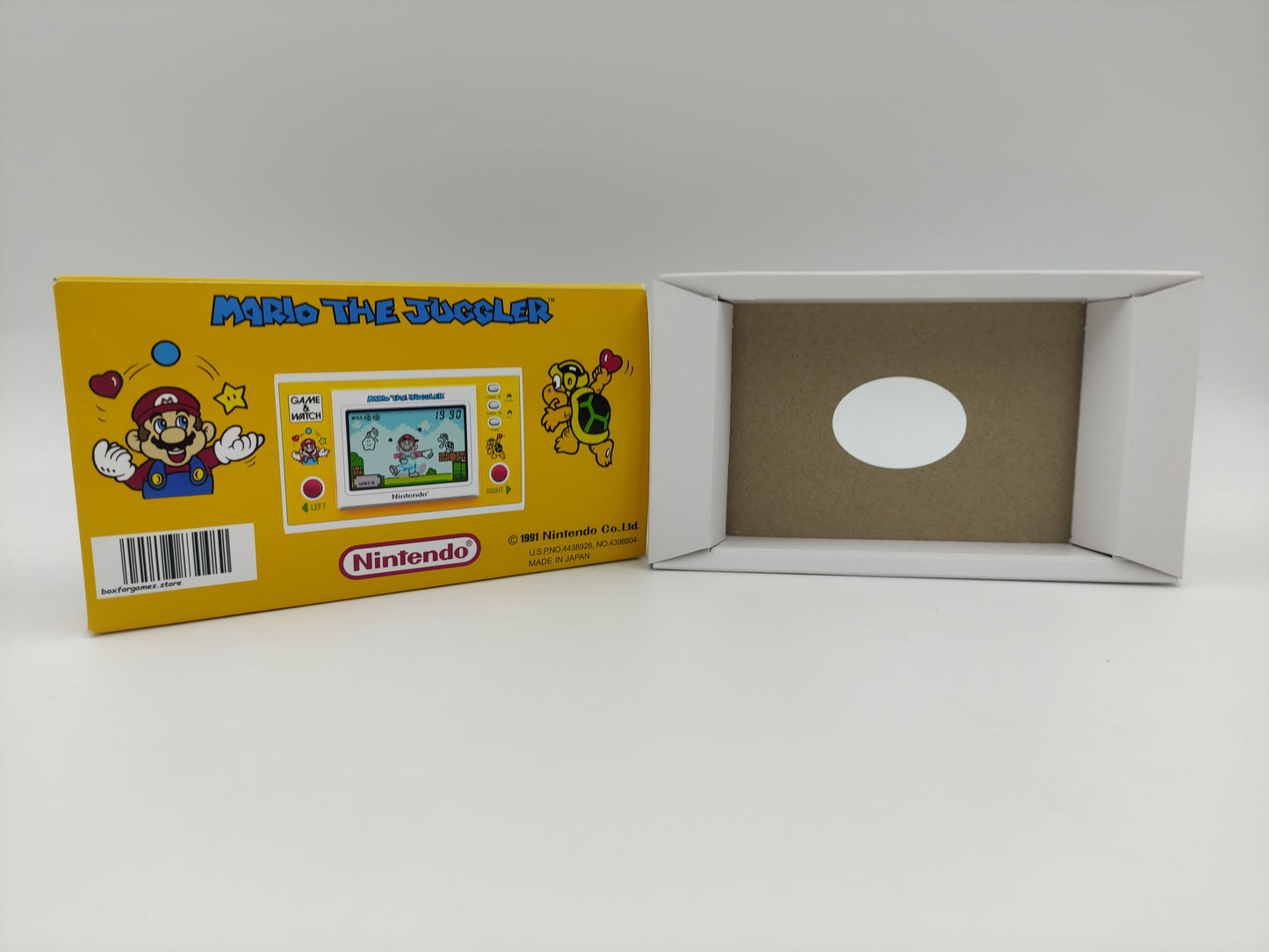 Produkty Game & Watch - Mario the Juggler - Wide Screen - replacement Box and Tray.