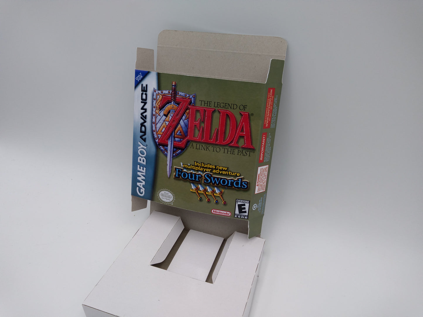 The Legend Of Zelda A Link To The Past Four Swords - PAL - Game Boy Advance/ GBA - box with inner tray - thick cardboard. HQ!