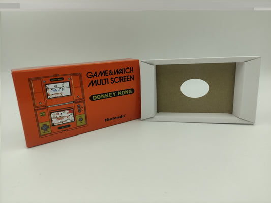 Game & Watch - Donkey Kong - Multi Screen - replacement Box and Tray - box only.