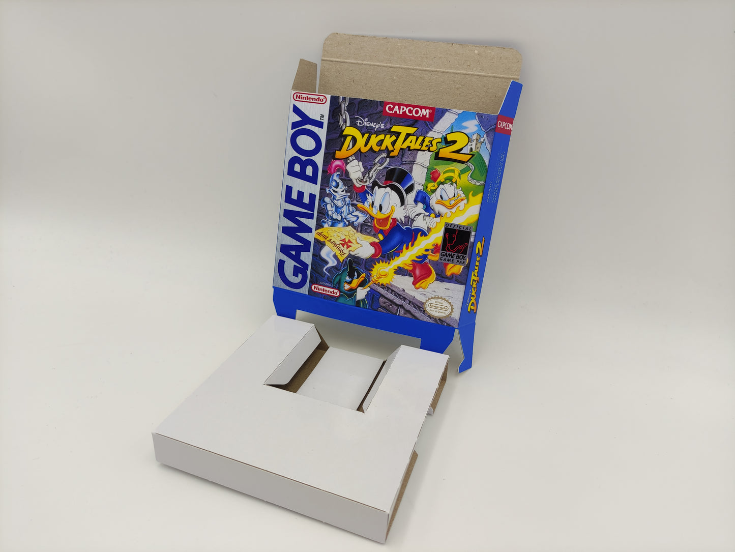 Duck Tales II - box with inner tray option - PAL or Ntsc - Game Boy/ GB - thick cardboard - Top Quality !!