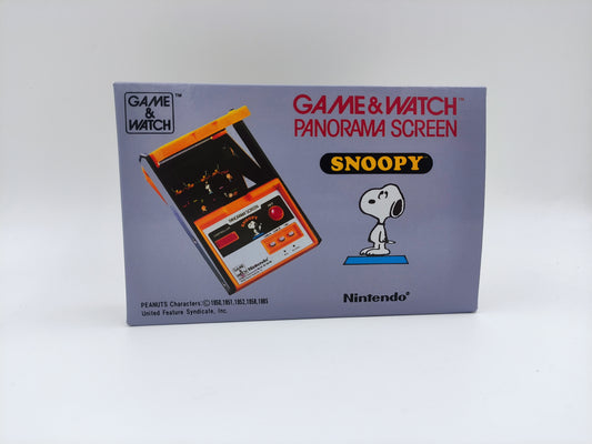 Game & Watch - Snoopy - Panorama Screen - replacement Box.