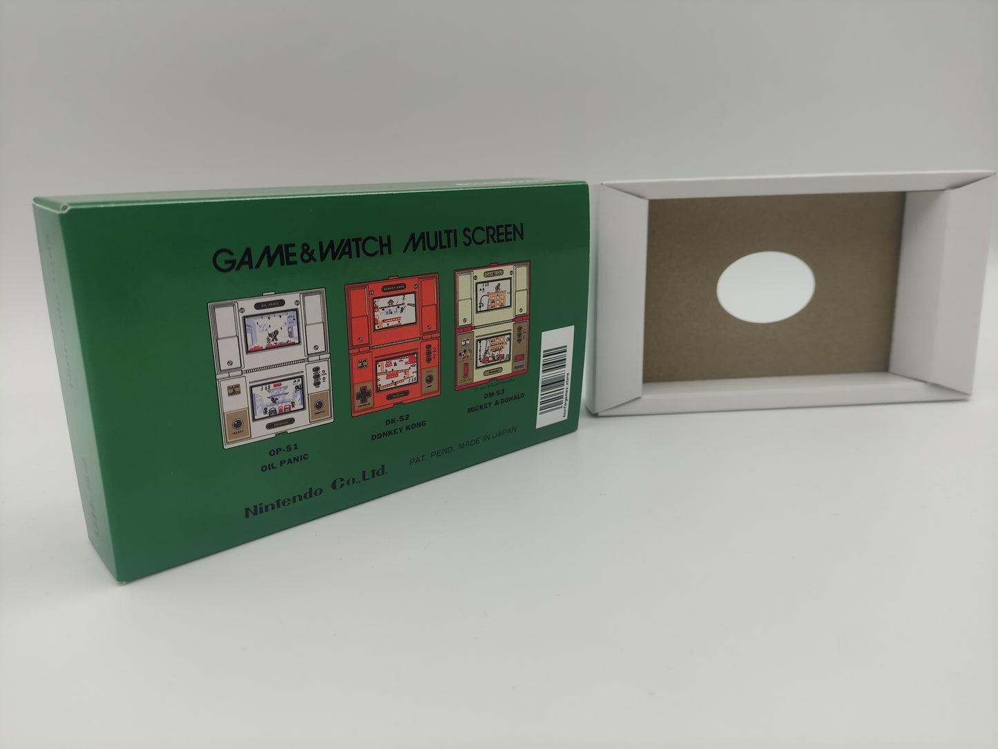 Game & Watch - Multi Screen - replacement Box and Tray - Green House - box only.