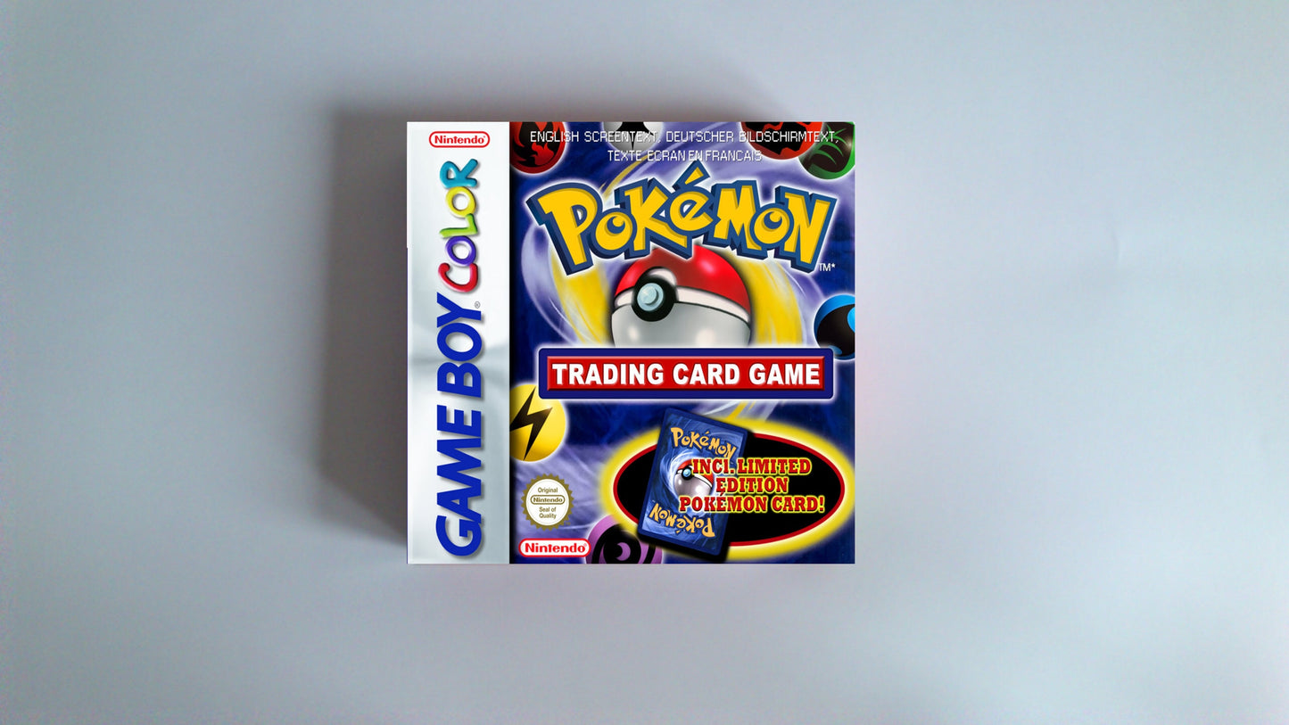 Pokemon Trading Card Game - box with inner tray option - Game boy Color/ GBC. Thick cardboard. HQ!