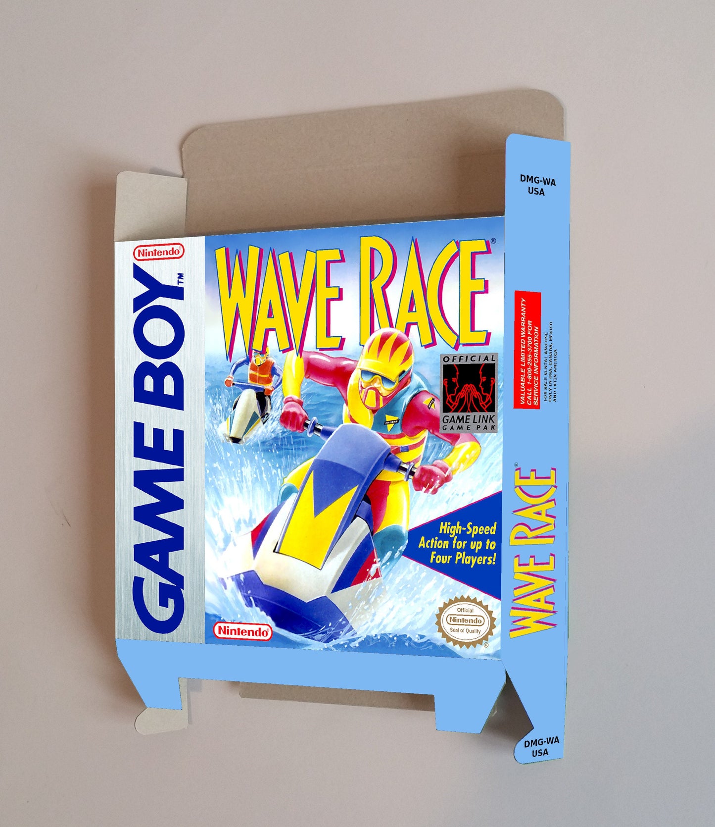 Wave Race - box with inner tray option - Game Boy/ GB - thick cardboard. Top Quality !!