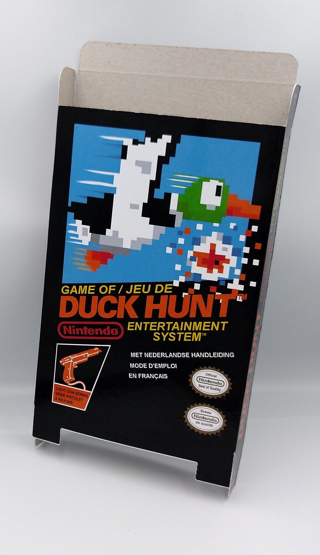 Duck Hunt- game box replacement for Nintendo Entertainment System - NES - Thick cardboard. HQ !!