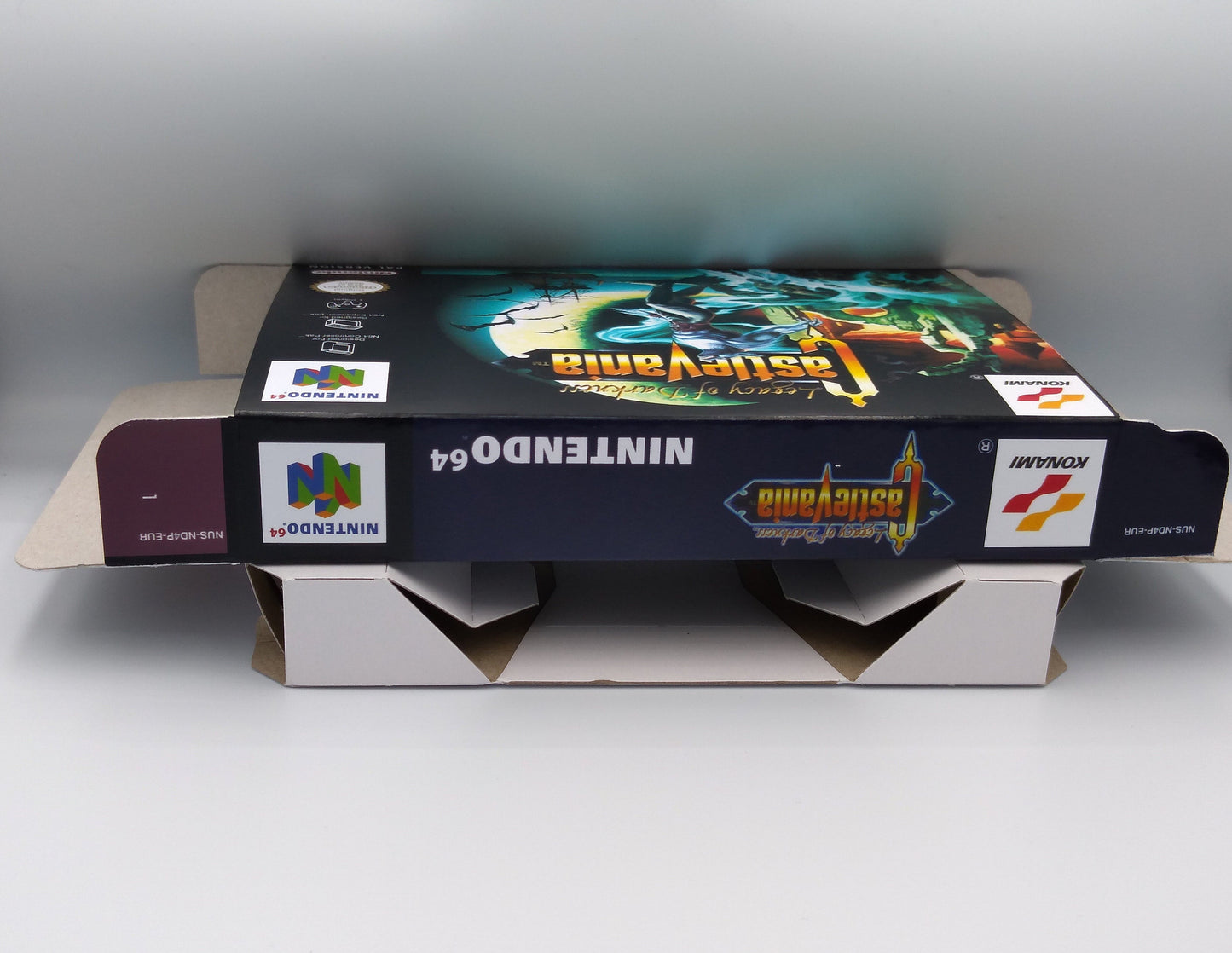 Castlevania Legacy of Darkness - box with inner tray option - PAL - Nintendo 64/ N64 - thick cardboard as in the original. Top Quality !