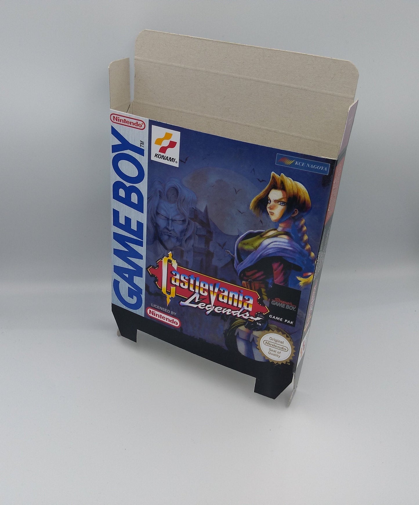 Castlevania Legends - GB/ Game Boy - box with inner tray option - thick cardboard. PAL or NTSC. Top Quality !