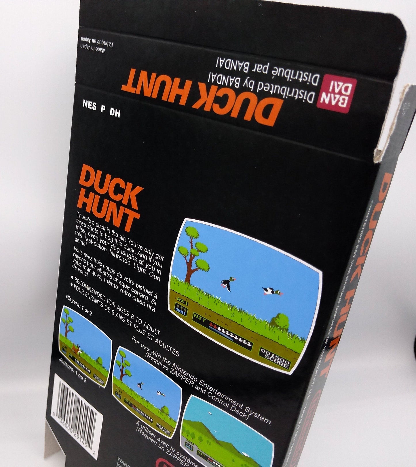 Duck Hunt- game box replacement for Nintendo Entertainment System - NES - Thick cardboard. HQ !!