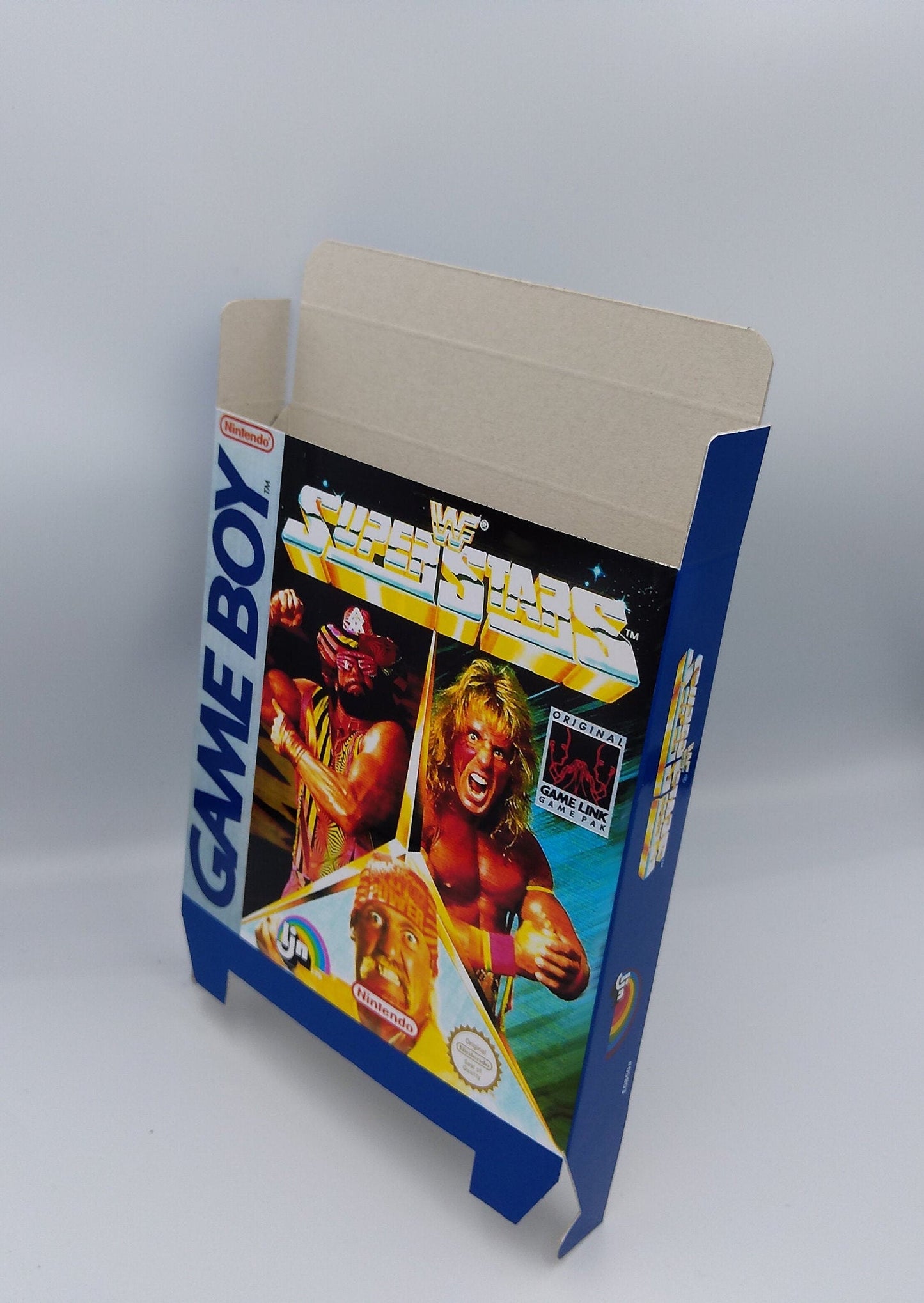 WWF Superstrs - box with inner tray option - Game Boy/ GB - thick cardboard. Top Quality !