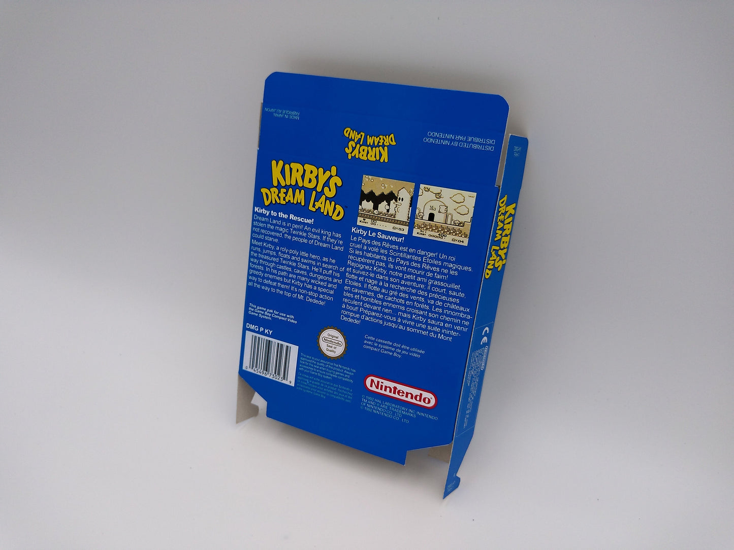 Kirby's Dream Land - GameBoy - box with inner tray option - PAL or NTSC - thick cardboard. Top Quality !!