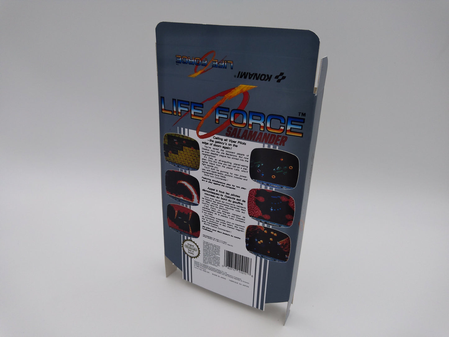 Life Force - Box only - NES - thick cardboard as in the original. NTSC or PAL. Top Quality !