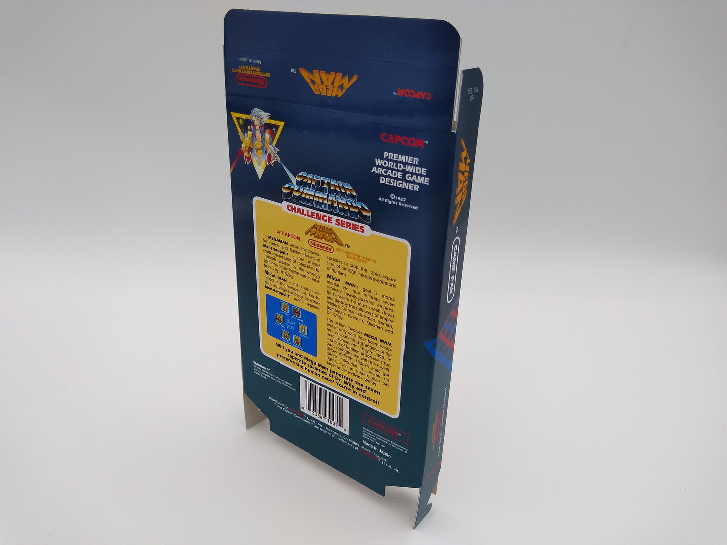 Mega Man - NES - box replacement only - NTSC or PAL -  thick cardboard as in the original. Top Quality !