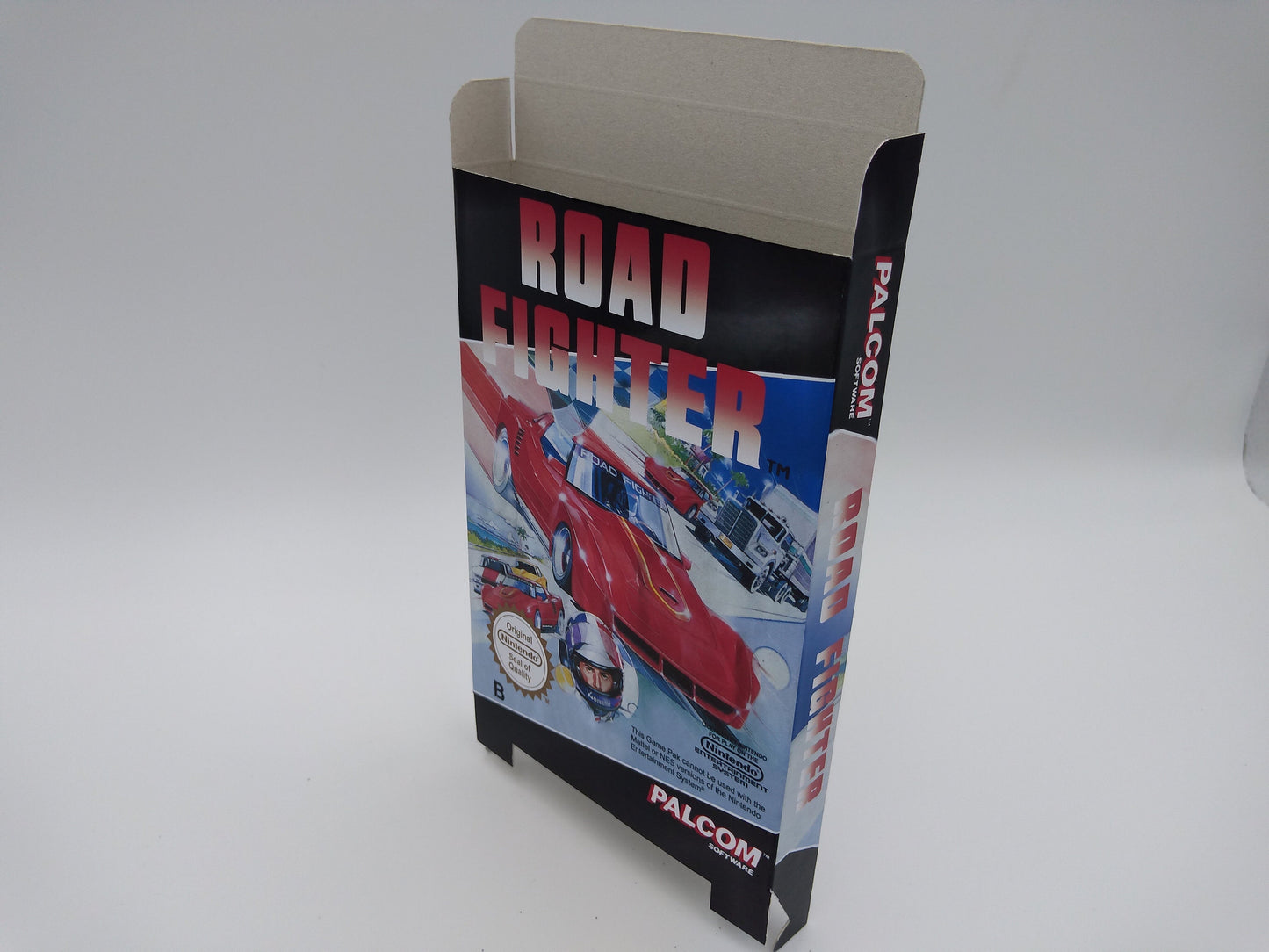 Road Fighter - Box only - NES - thick cardboard as in the original. Top Quality !