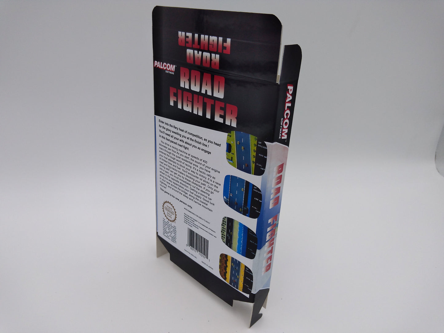 Road Fighter - Box only - NES - thick cardboard as in the original. Top Quality !