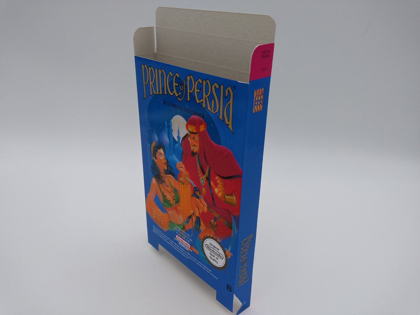 Prince of Persia - Box only - NES - thick cardboard as in the original. Top Quality !