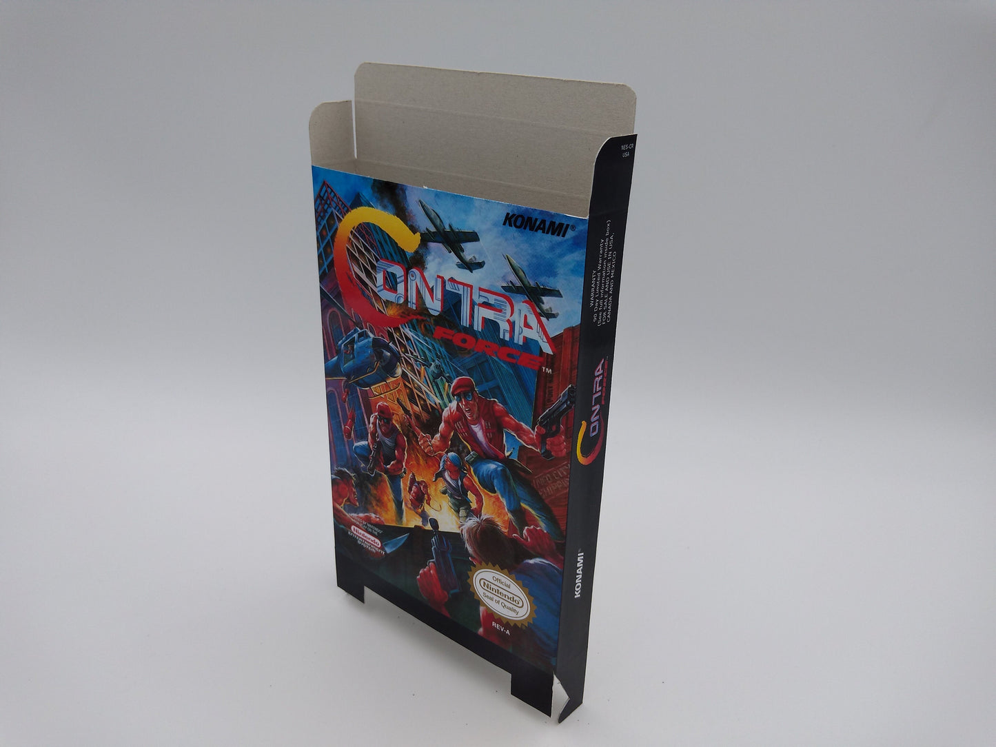 Contra Force - Box only - NES - NTSC - thick cardboard as in the original. Top Quality !