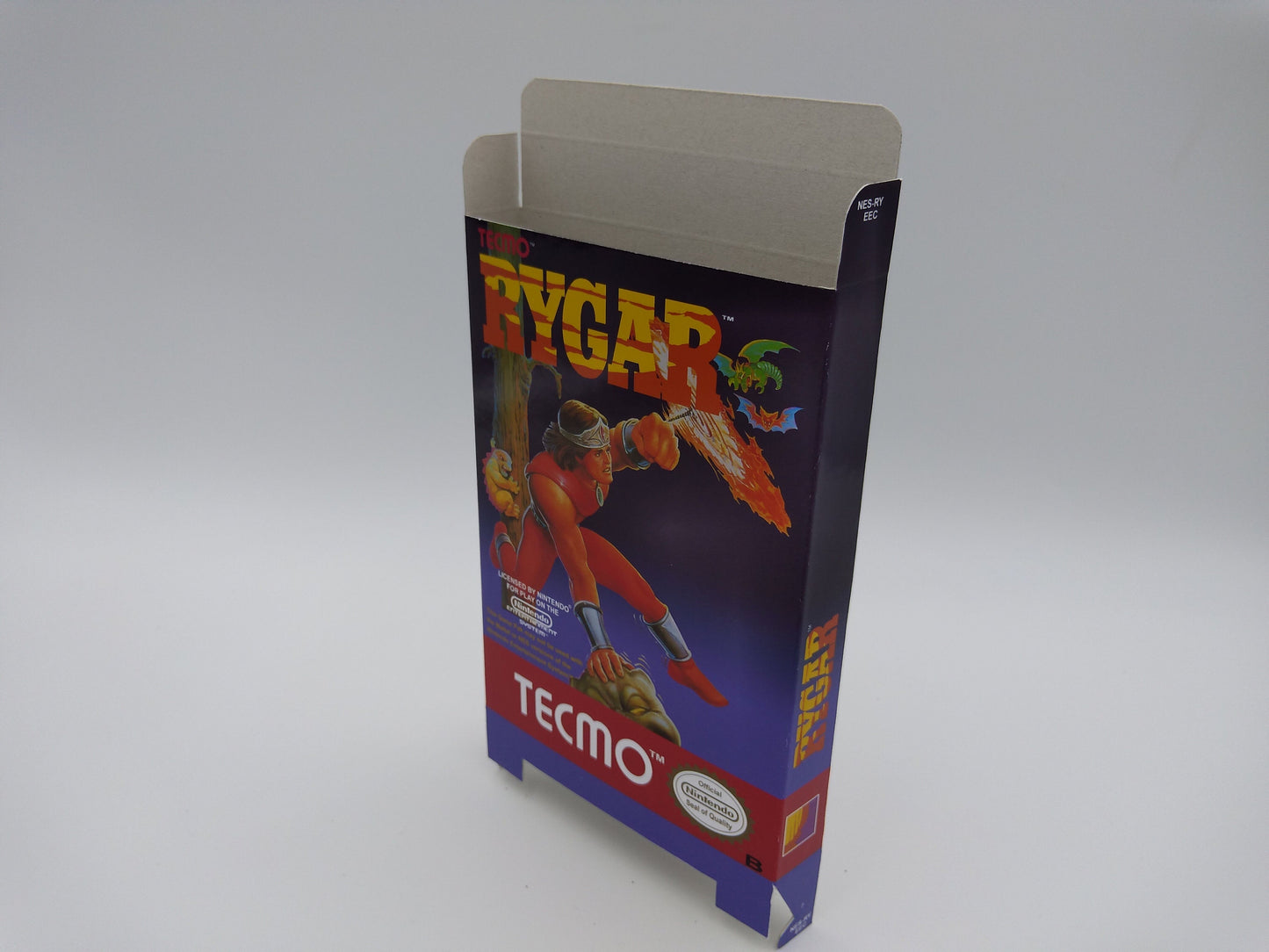 Rygar - Box only - NES - NTSC or PAL - thick cardboard as in the original. Top Quality !