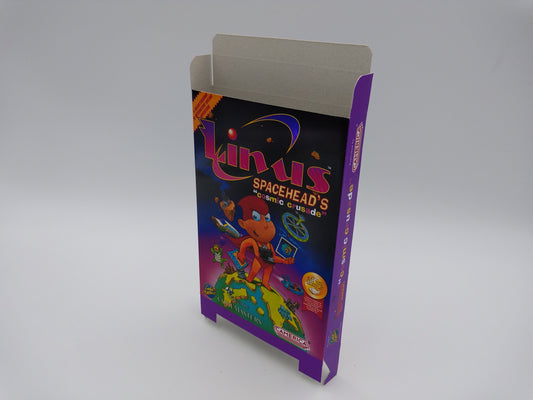 Linus Spacehead's Cosmic Crusade -  Box only - NES - thick cardboard as in the original. Top Quality !