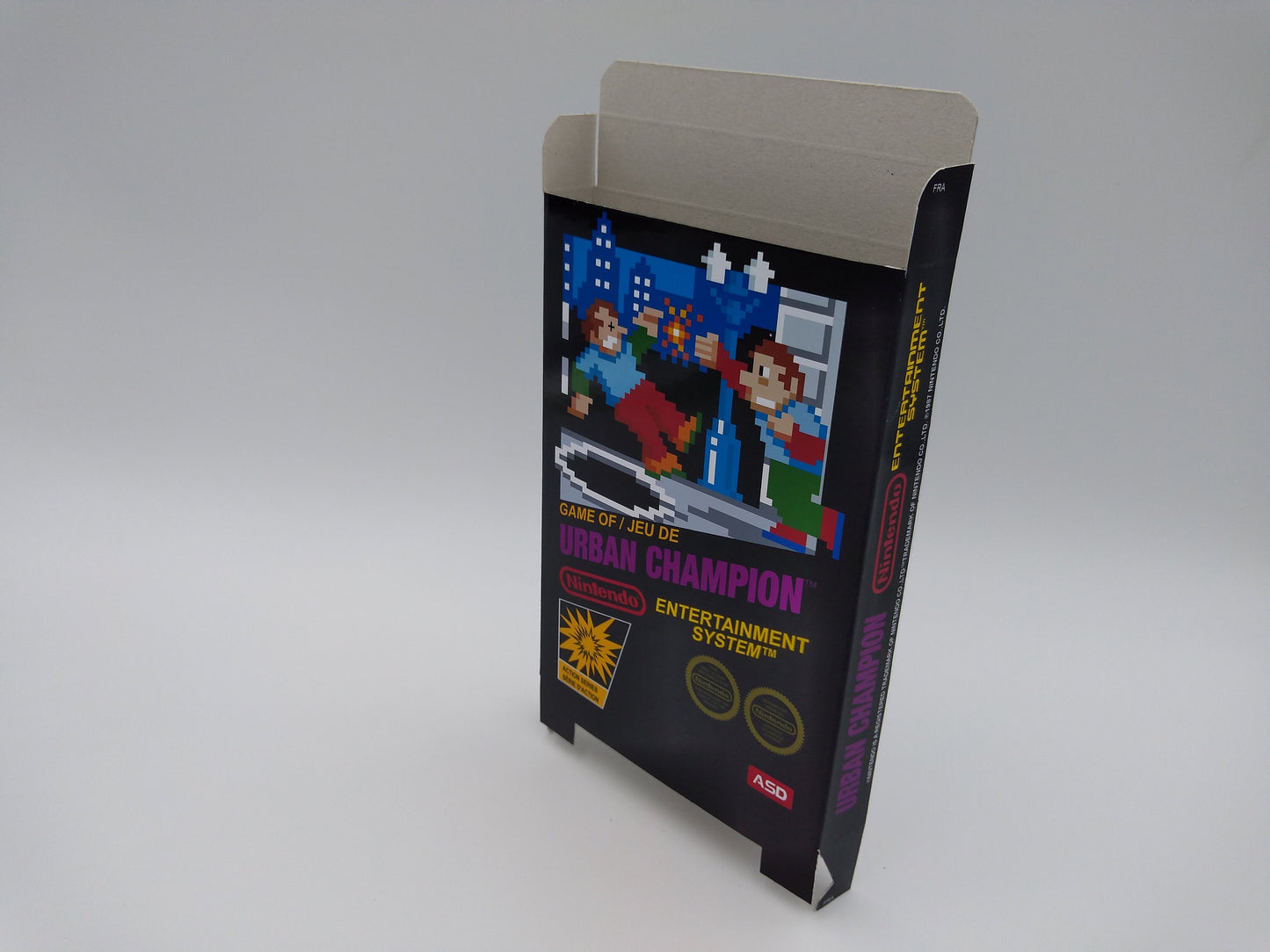 Urban Champion - Box only - NES - NTSC or PAL - thick cardboard as in the original. Top Quality !