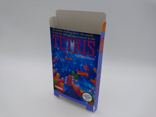 Tetris - Box only - NES - thick cardboard as in the original. Top Quality !