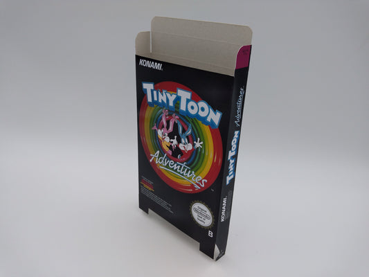 Tiny Toon Adventures - Box only - NES - NTSC or PAL - thick cardboard as in the original. Top Quality !