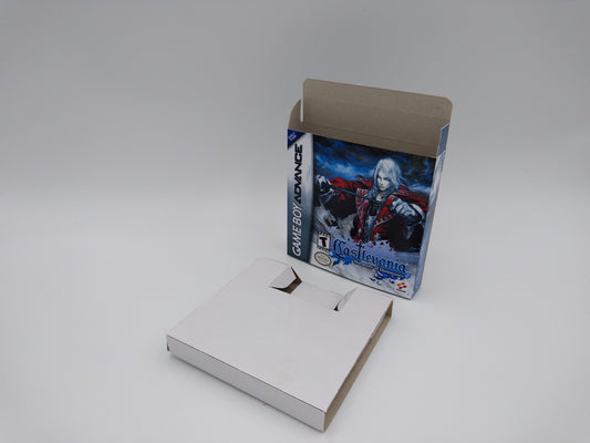 Castlevania: Harmony of Dissonance - GameBoy Advance - box with inner tray option - thick cardboard. Top Quality !!